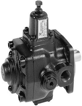 00/07 ED PVD VARIABLE DISPLACEMENT VANE PUMPS SERIES 0 OPERATING PRINCIPLE The PVD pumps are variable displacement vane pumps with a mechanical type of pressure compensator.