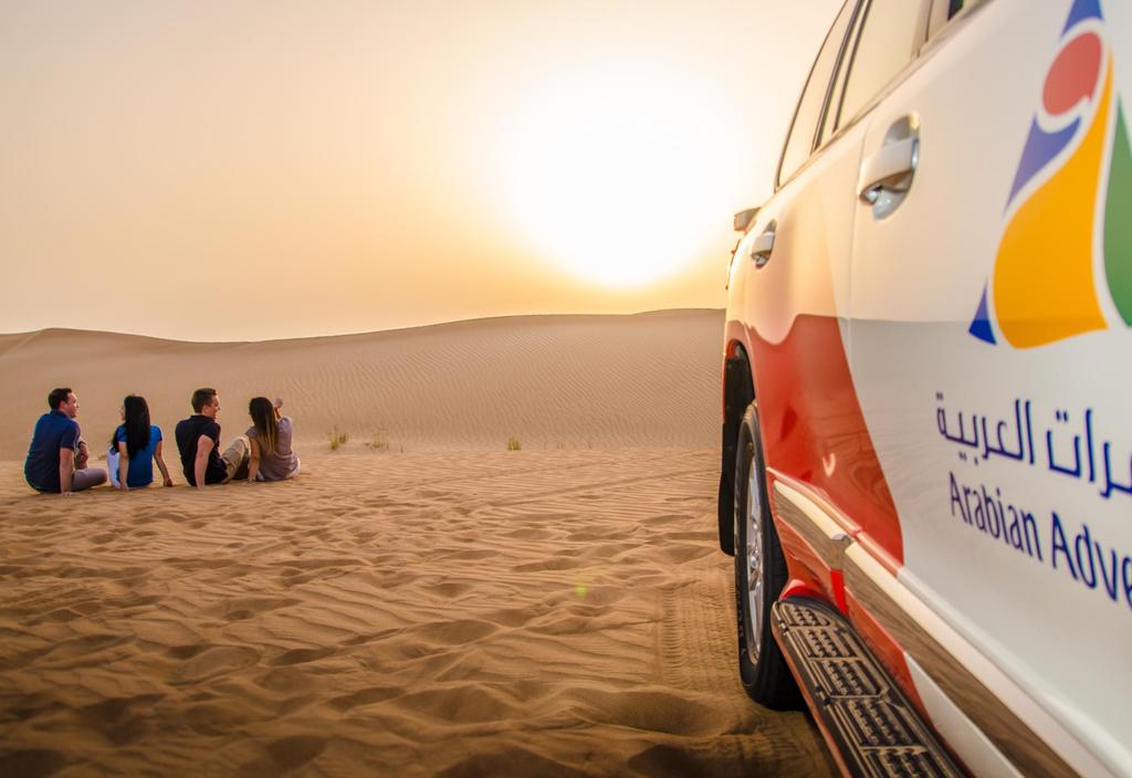 Enhance your Dubai experience Sundowner Desert Safari - 100.00 (includes transfers) Dhow Dinner Cruise - 70.