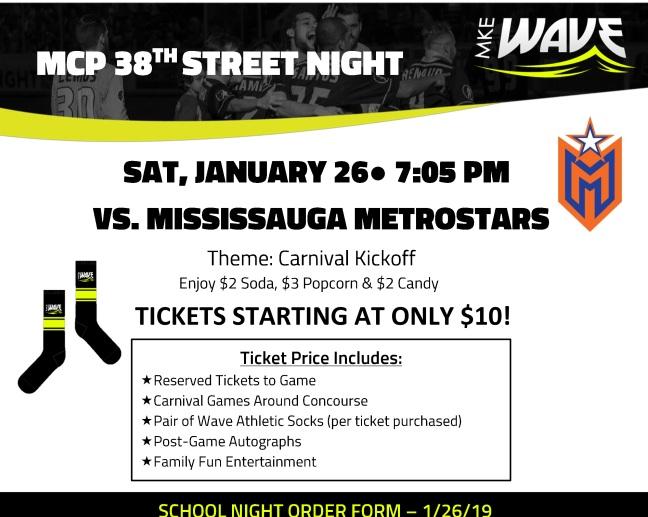 Join MCP - 38th and Milwaukee Wave at our first MCP 38th Street Night!