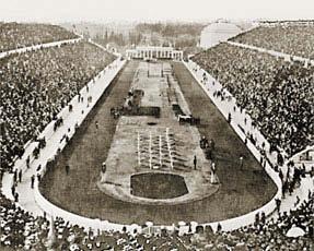 track and field introduction track and field The stadium in Athens hosted the first Olympic Games of the modern era in 1896; the Olympics had last been held in this very stadium 1,502 years before.