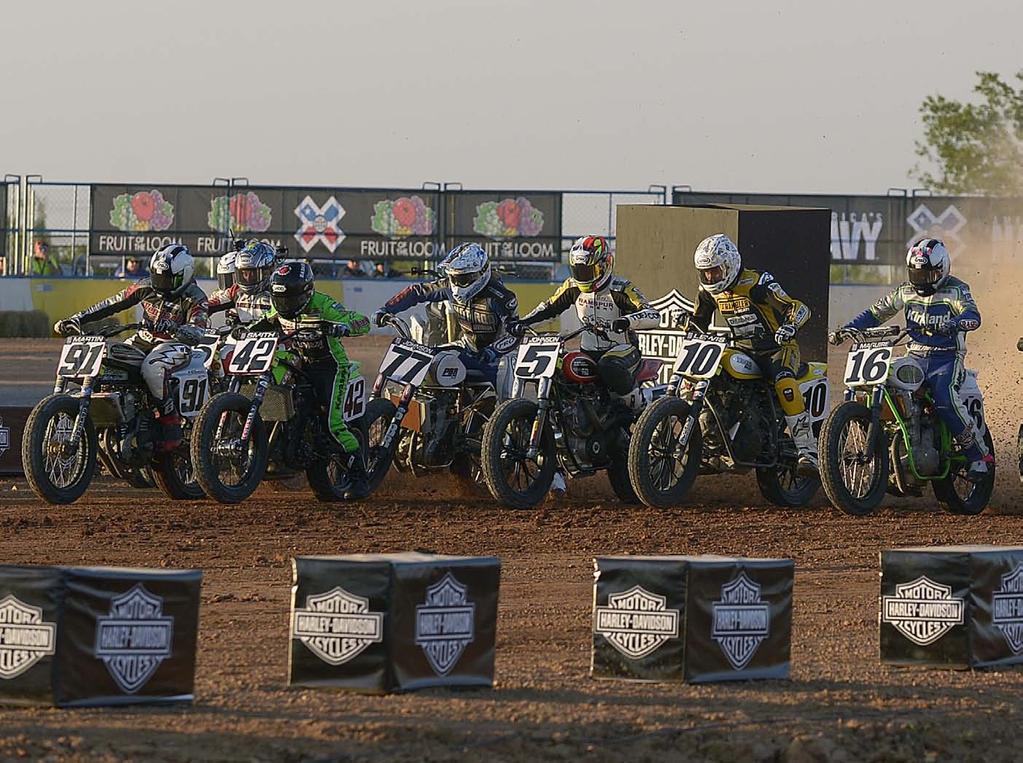 JUNE 4, 2015 CIRCUIT OF THE AMERICAS/AUSTIN, TEXAS FLAT TRACK The riders were a little skeptical at first with the addition of the