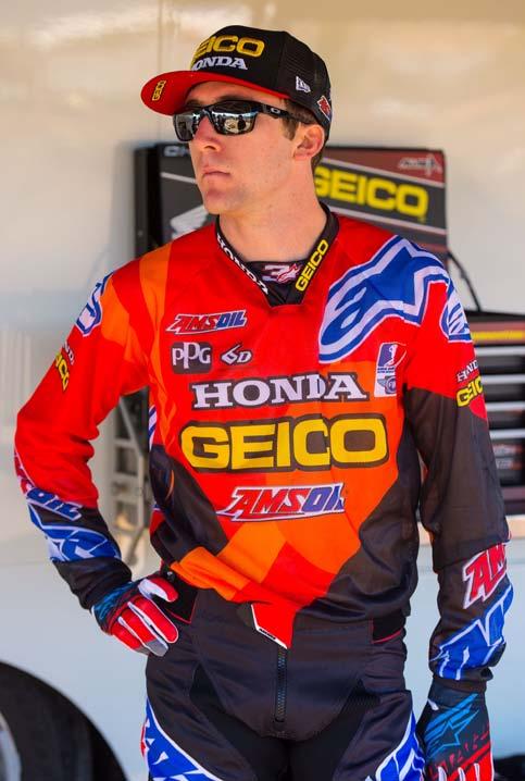 IN THE WIND P24 TOMAC ON THE MEND GEICO Honda rider Eli Tomac underwent a successful surgery on his left shoulder Thursday, June 4, and is on the road to recovery following his crash on May 30 at the