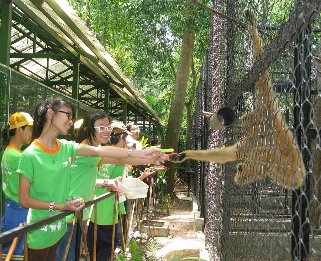 The activity provided children an opportunity to contribute directly to the biodiversity of Vietnam through repopulating native fish populations and saving Vietnam endangered wildlife.