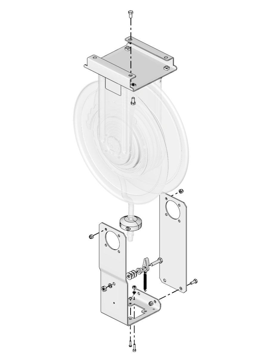 Instructions Hose Reel Enclosure Retrofit Kit 332143A EN Retrofits the Series 500 Hose Reel Enclosure for use with a XD20 Series Hose Reel. For professional use only. Kit No.