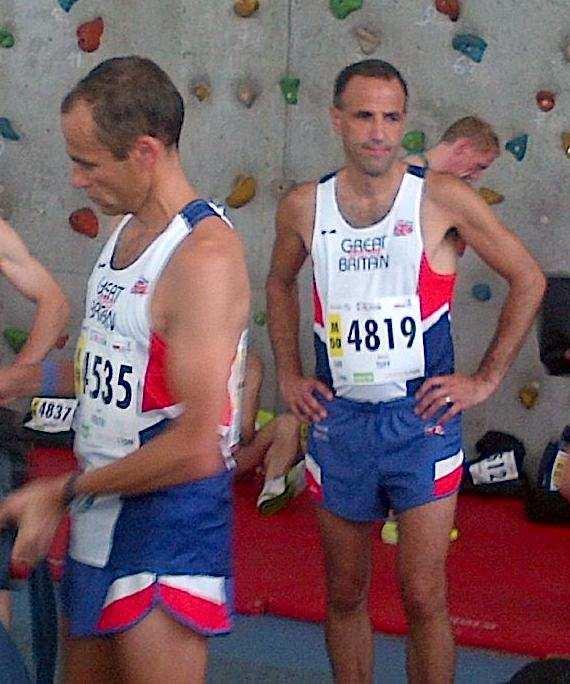 Lyon ctd- Jason Lenden of Havering AC placed 12th in the M40 3000m Steeplechase. Alex Swiecicki (Bedford ) & Peter Duhig, EVAC Chair also competed in Steeplechase, but over 2000m as they are in M65.