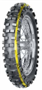 Enduro FIM 7 ENDURO FIM TYRES EF-05 A modern type of rear tyre for Enduro FIM races suitable for a wide range of terrains. Very good grip properties and very low abrasion even on hard terrain.
