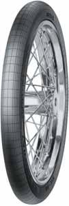 An extensively siped tread pattern and reinforced sidewalls give excellent riding properties during starting and in cornering. FIM approved.