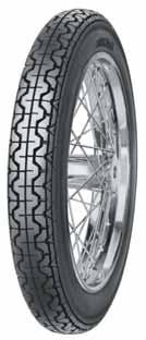 12 Motorcycle Highway MOTORCYCLE HIGHWAY TYRES H-01 Road ribbed tread pattern for both front and rear wheels of motorcycles, suitable for high quality roads.