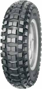 S-11 Tread pattern for front and rear wheels suitable especially for off road riding in wide range