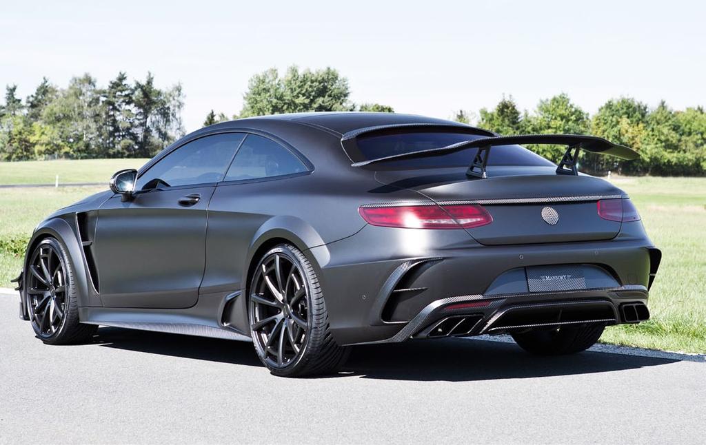 MANSORY BLACK EDITION WIDE BODY FOR YOUR MERCEDES-BENZ S63 AMG COUPÉ All prices calculated net, ex works excluding VAT, without painting and