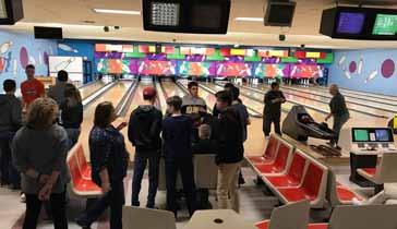 They had all of four of their teams (basketball, bowling, soccer and track) training at the same time! The Unified Bowling team was training for the Unified Cup at Bowlero.