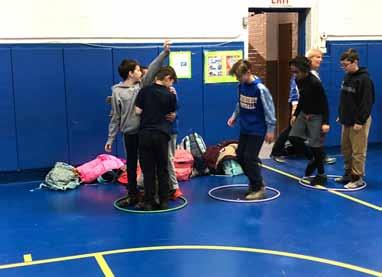 Each school has developed a solid group of students from third through eighth grade. Students participate in activities to promote team building and leadership skills.