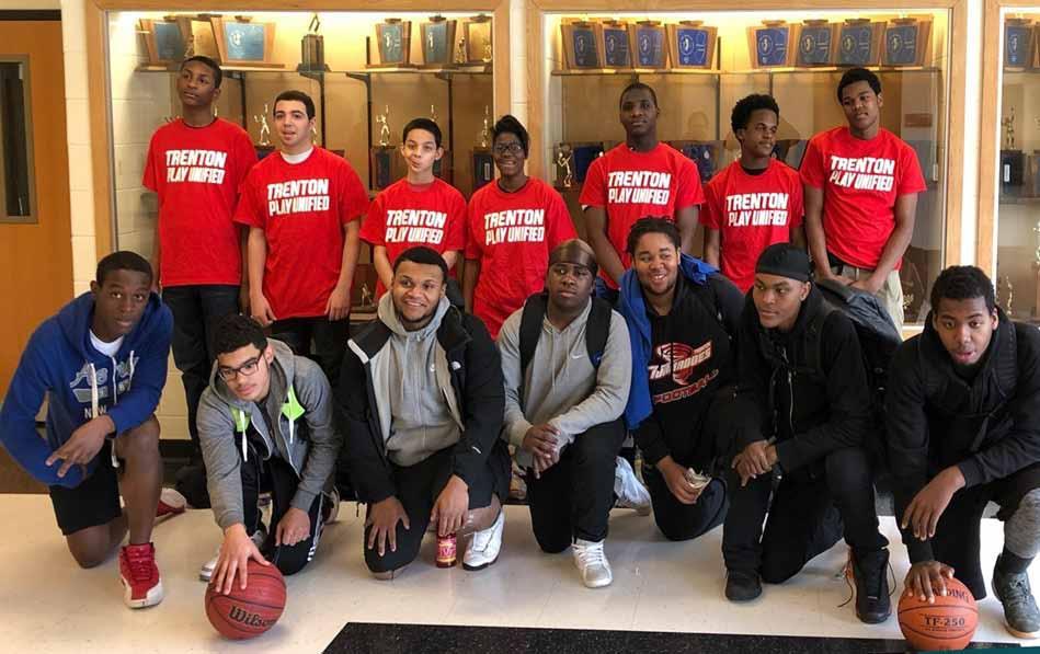 Trenton School District The Unified high school basketball team won the Moorestown tournament defeating Moorestown High School and Union City High School.