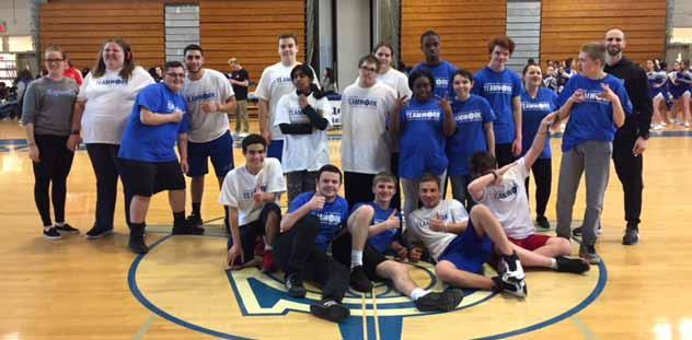 Sayreville War Memorial High School Wednesday the 28th was the culminating event for Unified basketball.