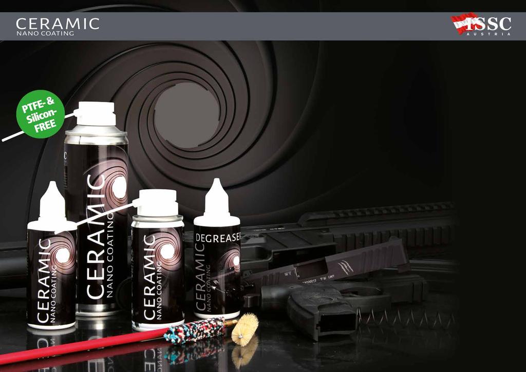 PROFESSIONAL PRODUCTLINE SIGNALMUNITION Cleaning, care and preservation CERAMIC GUN COATING is a ceramic high performance coating for all kinds of firearms and knives.