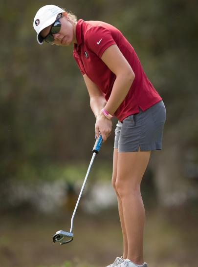 one event during the first three seasons of her career played as an individual in the Florida State Match-Up in the spring of 2017 enjoyed a standout prep career and played in the 2012 and 2013