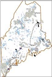 Over 30% of Maine s subwatersheds are greatly reduced, primarily from smallmouth bass and other non-native fish.