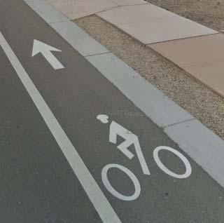 visuals for bike lane