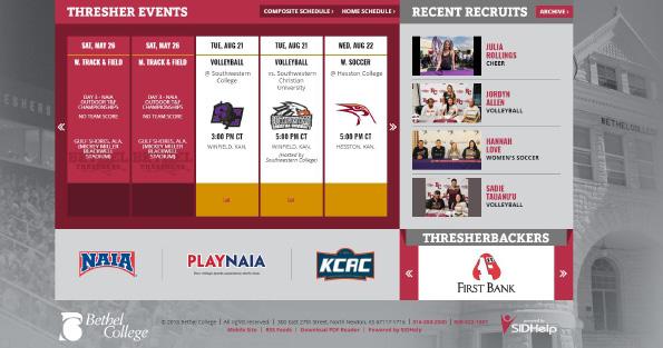 THRESHERBACKERS ROTATING AD Available for $750/year On home-page of www.bethelthreshers.