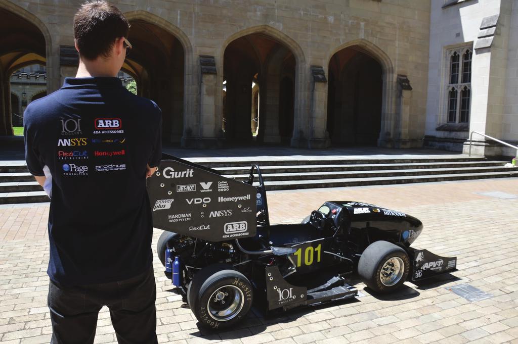The Team Our Vision Our vision is to become a world class leader in FSAE In everything we do, we believe in pushing the limits of design and innovation; we believe that engineering excellence should