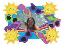 MAGNETIC PICTURE FRAMES Monday, August 28 Make a magnetic picture frame for your favorite summer
