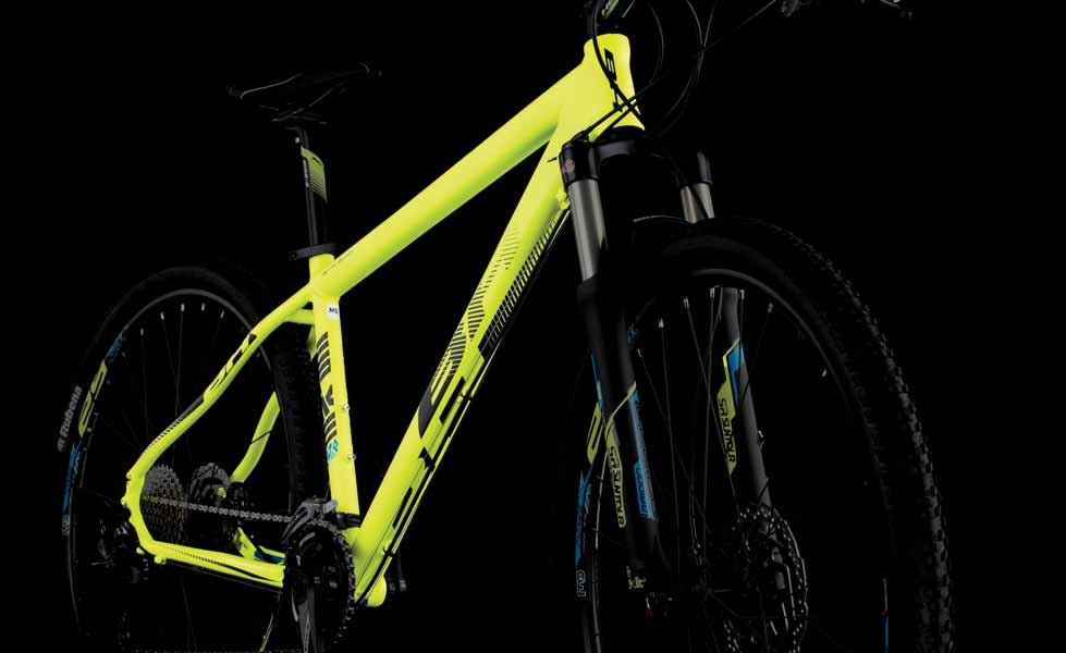 2 MTB MTBSPORT 122 THE BEGINNING SPIKE 29" & 27.5" With the 29 Spike for bumpy and stony terrain, you will control the bike easier, because the wheel, being larger, easily overcomes any obstacle.