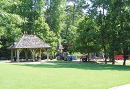 Overton Park something for every large playground area is and a pavilion is available to rent for