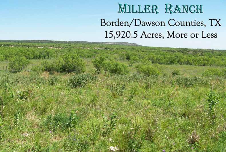 We are proud to have obtained an exclusive listing on a long-term ownership ranch located along the Borden/ Dawson County Line.