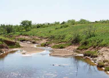 Several other tributary draws drain to these major creek areas.