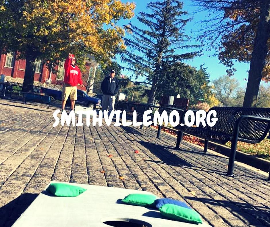 EVENTS Cornhole for a Cause Saturday evening, September 28th Join us at Courtyard Park on Saturday September 28th during Smithville s Backyard BBQ Bash.