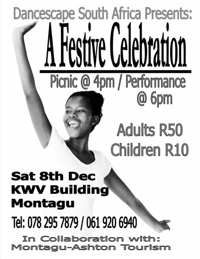December 2018: This month was all about our end of year performance called A Festive Celebration which took place at the KWV Building in Montagu on the 8th of December.