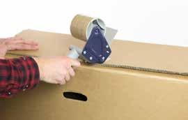 Ensure the box or bag is closed properly, or the components might roll around in the bike box, potentially damaging the bike