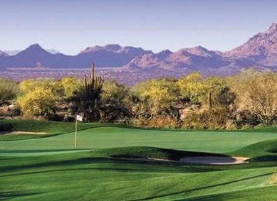 The courses blend perfectly with their tranquil desert surroundings, providing a serene yet challenging day of picturesque Arizona golf.