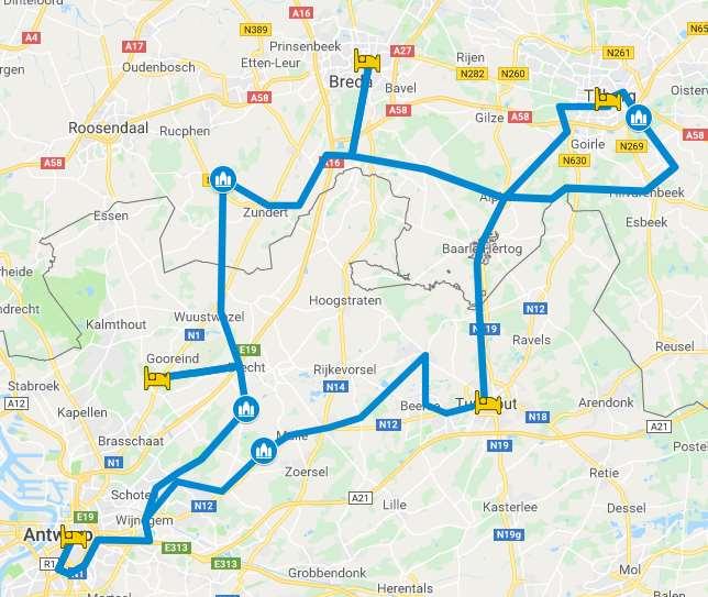 Route Technical Characteristics: Route Profile: This is an easy cycling trip on relatively flat terrain, suitable for people with little or no