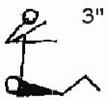 LEVEL 7 MEN S PAIR Base lying, top in straddle or pike support on straight arms of base (3 ). Calf mount to high straddle support (3 ).