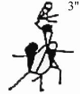 LEVEL 7 MEN S GROUP B1 lies on back with legs raised, B2 is in chair position and leans against B1 s feet. Top in straddle or pike support on straight arms of B1.