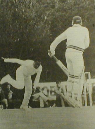 Pictured left Ricky Elcock in action, in the match won by Worcestershire by 5 wickets. Glamorgan 298-9 declared. ( Greg Thomas, 100not out) and 243-3 declared (M.