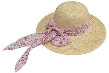 H11 x D35cm TY331 PACK 30 LADIES SUNFLOWER STRAW HAT WITH
