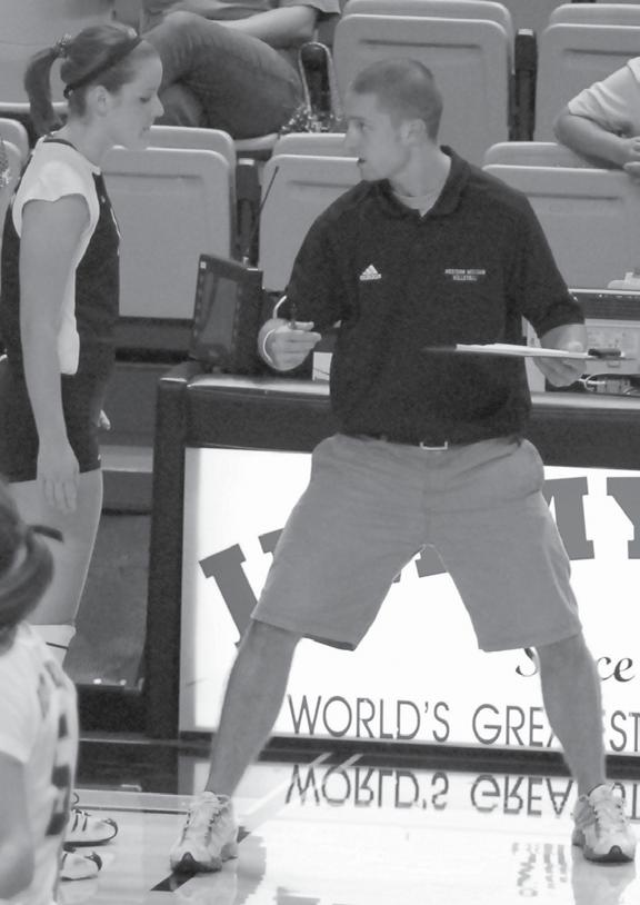 Reed was a volunteer assistant working with players on defense and was involved with planning and working the Michigan State volleyball camps.