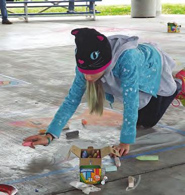 CHALK ART CONTEST The Thibodaux Parks & Recreation Department will host Sidewalk Chalk Art Contests