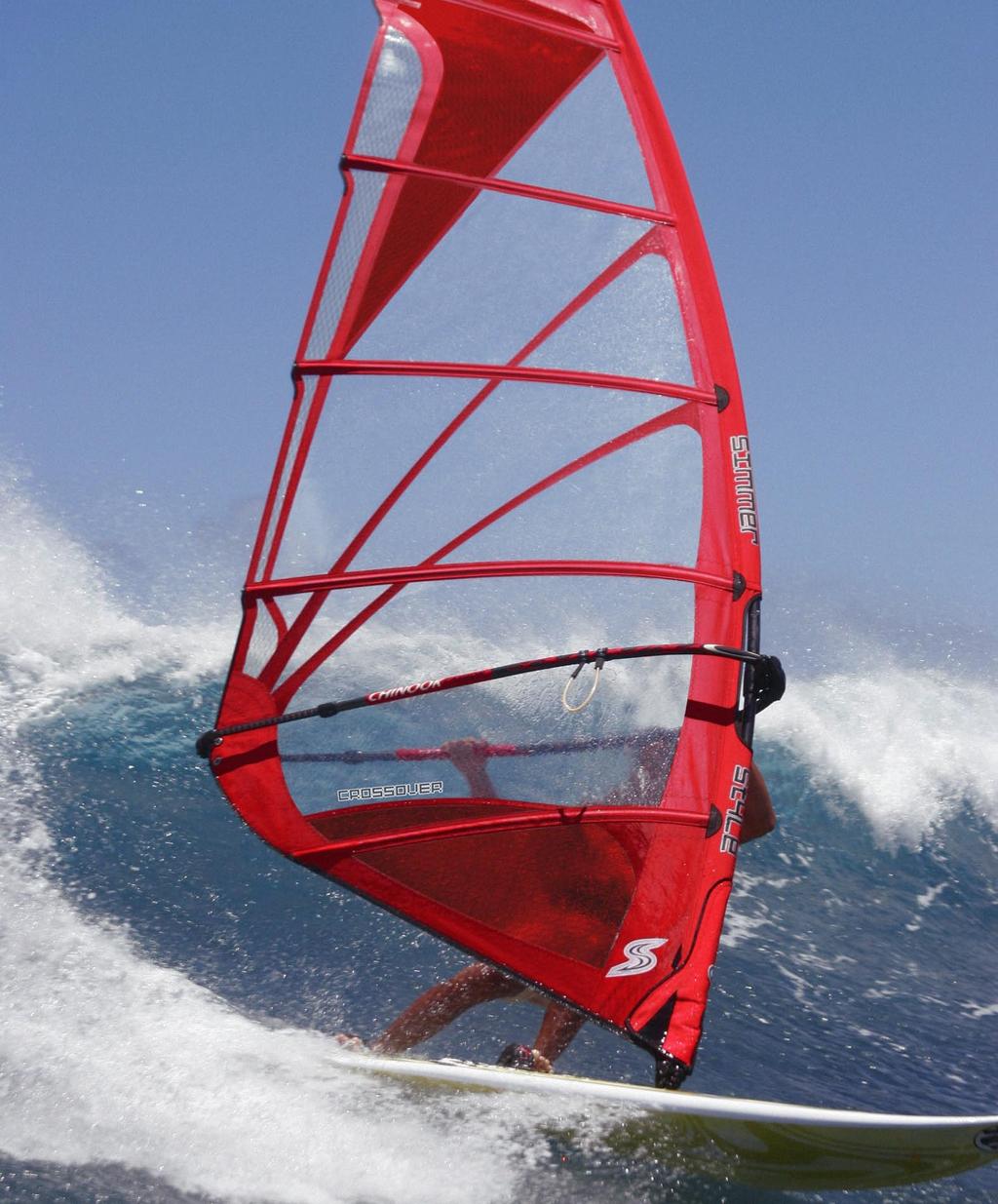 PHOTO: DARRELL WONG. RIDER: ASCANIO D ASCANIO CROSSOVER 2006 - ONSHORE WAVE POWERHOUSE The CROSSOVER model has been a worldwide success and test winner for many years.