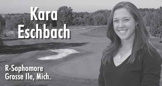 Eschbach s Career Statistics Eschbach s Career Accomplishments Lady Northern 9/11-12 80-84-87=251 T-80 Lady Puerto Rico Classic 2/21-23 81-83-87=251 70 Lady Gator 3/4-6 85-79-85=249 T-79 Lady Rebel