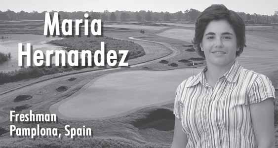 74.2 strokes per round High School (Ortega y Gasset) Won the 2005 Mediterranean Games Won the 2005 European Amateur Ladies Championship Placed second in the Spanish Amateur (U-21) Played in the 2004