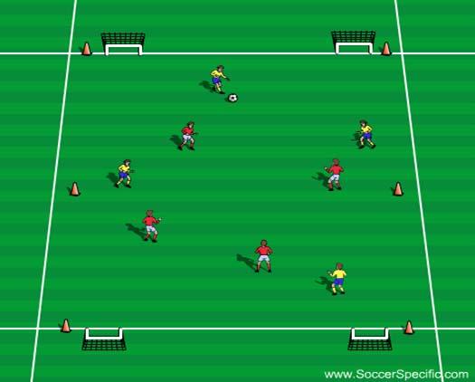 Activity 5 Activity 5: End Player Possession Players are split into two teams with two neutral players in each end zone.