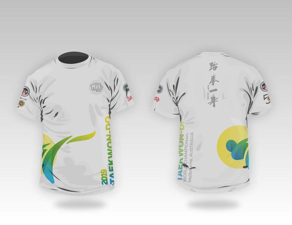 com/registration FREE T-shirt Included with each individual registration STANDARD REGISTRATION - Dec 1st, 2018 to Jan 31st, 2019 Individual registration Team Patterns Team Sparring AUD$200