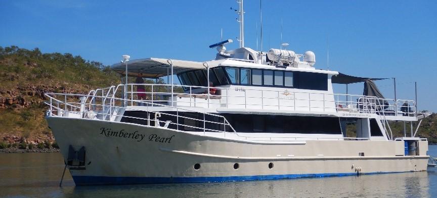Kimberley Members Greg Baker and Peter Coote have just enjoyed a 12 day trip down the Kimerley coast from Wyndham to Cygnet Bay with four others, chartering fellow member Jim Stevenson s boat,