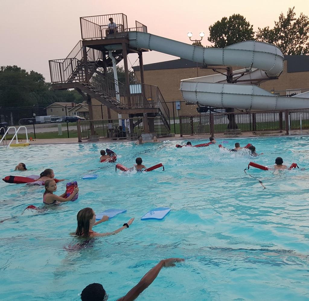 August was our hottest month with an average temperature of 94 degrees. The pool stayed busy during most of the summer with public swim, lap swim, family swim, rentals, parties, and events.