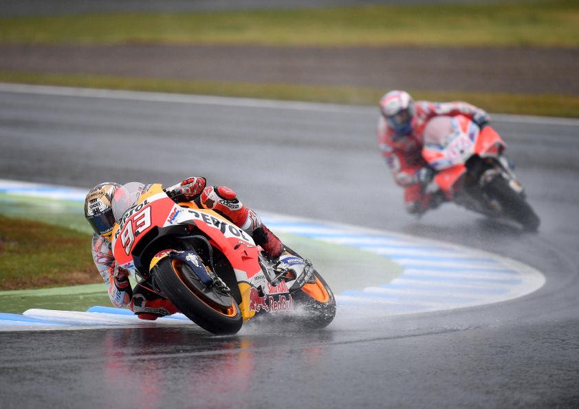 Japan represented something of a first for us, with rain from the first to the last day of the grand prix weekend, but
