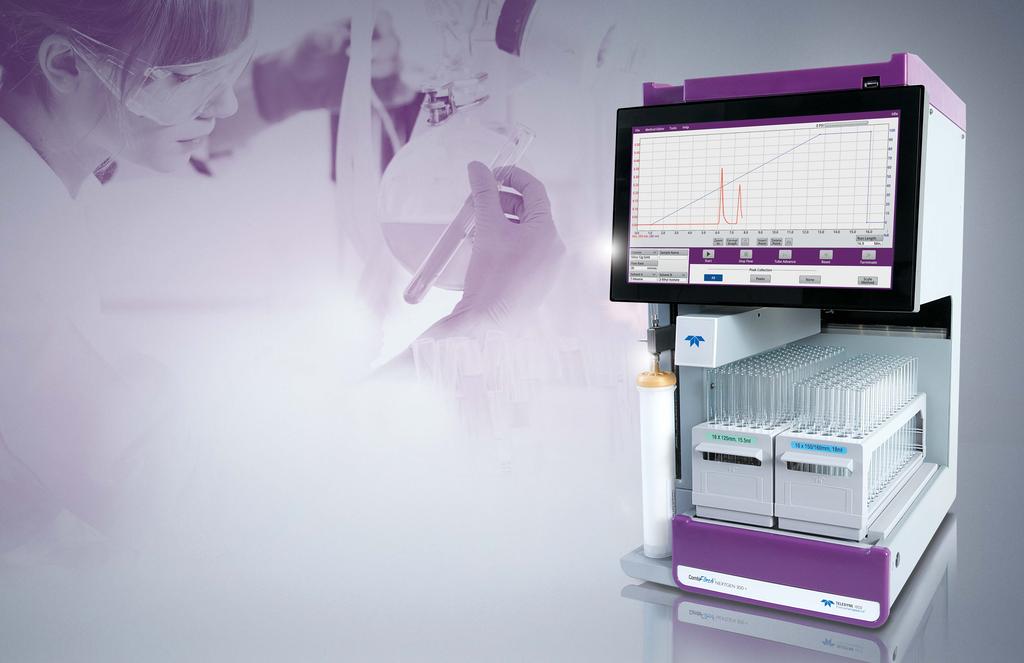 Setting a New Standard in Flash Chromatography Performance What s New Faster Flow rates, up to 300 ml/min Higher pressures, up to 300 psi (20 bar) Bigger touchscreen, 12 or 15 inches Wider Dynamic