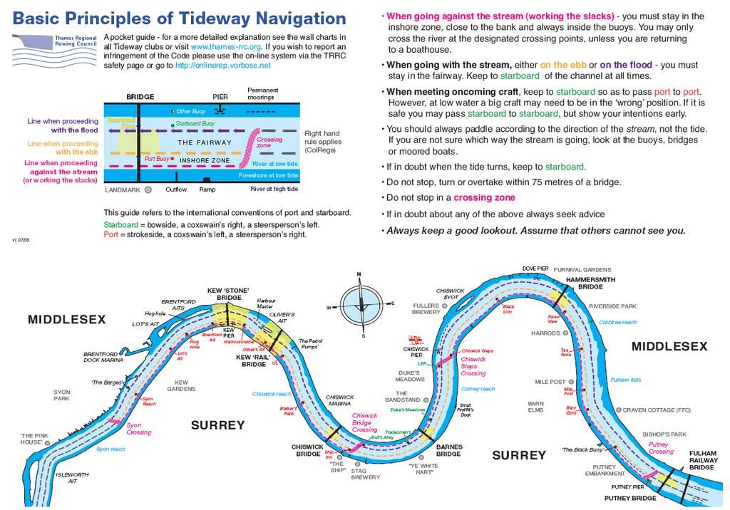 Map of the Tideway